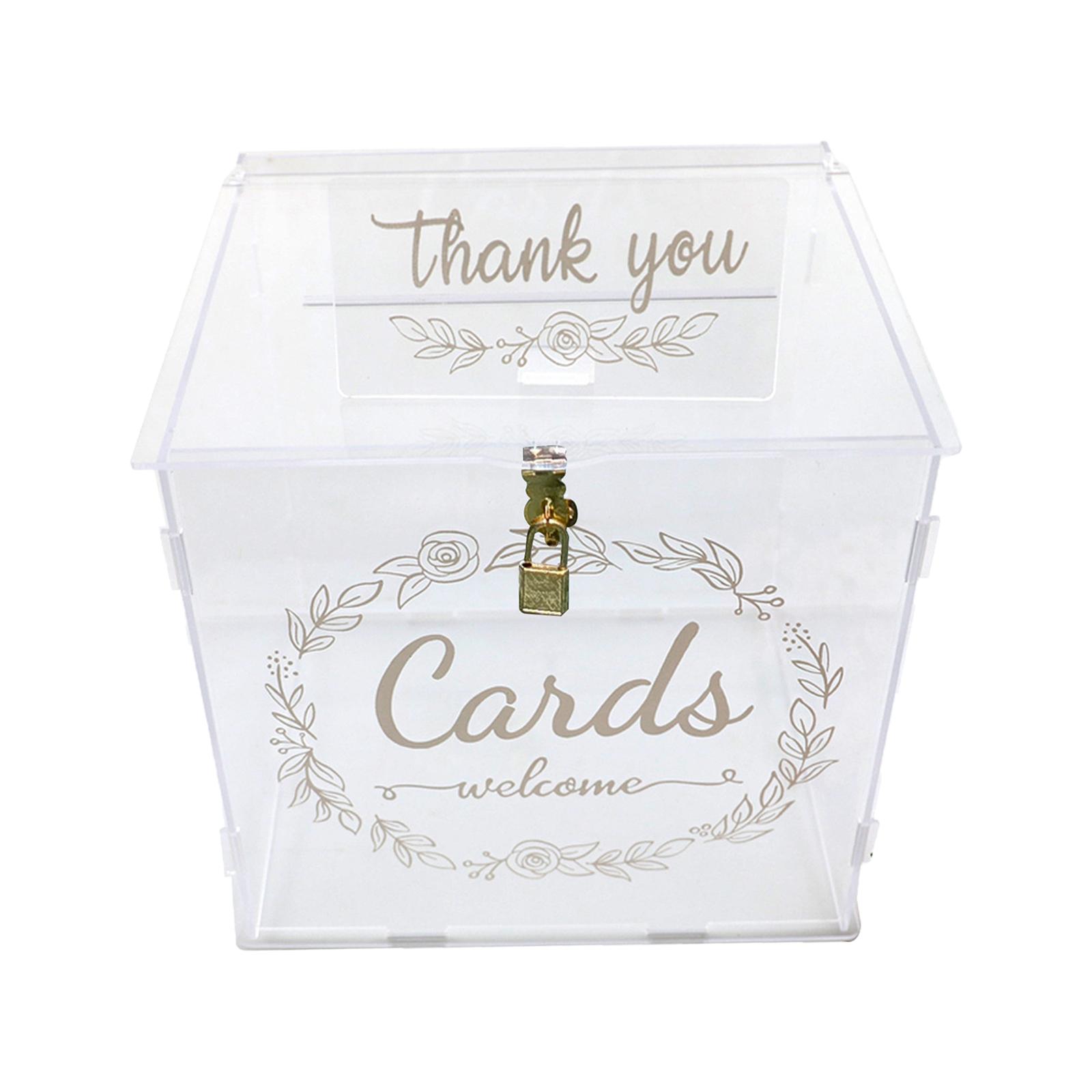 Wedding Card Box - Scatola per biglietti di nozze 10.04x8.46x9.84