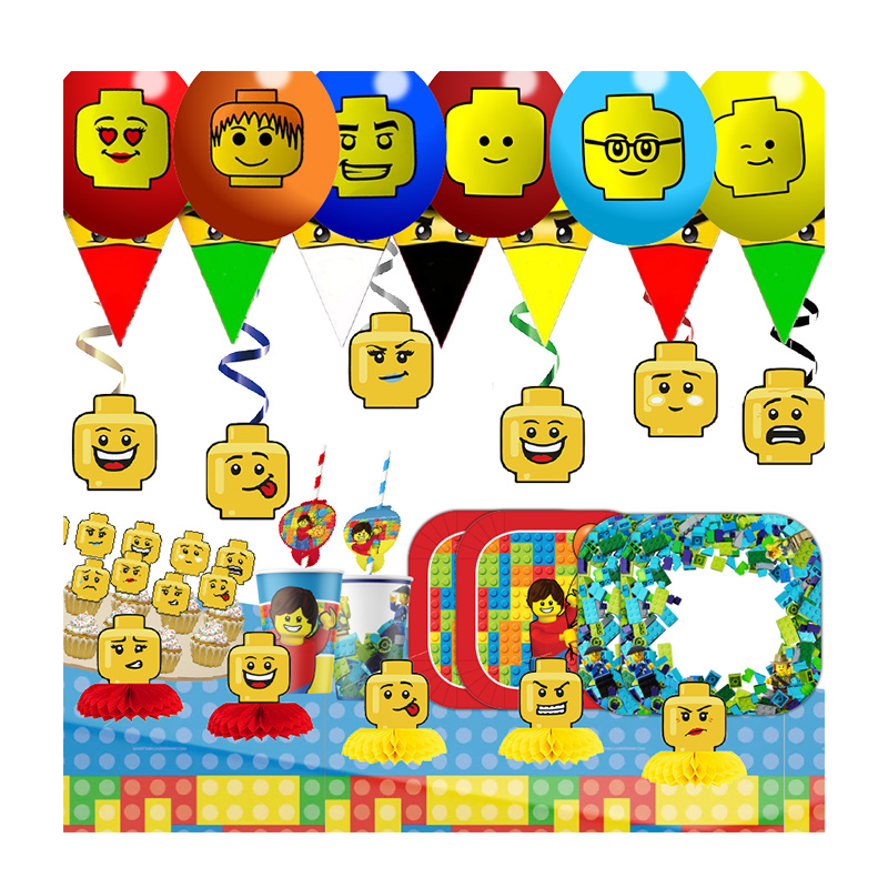 Confetti Balloon Set - Blocchi di costruzione Banner di buon