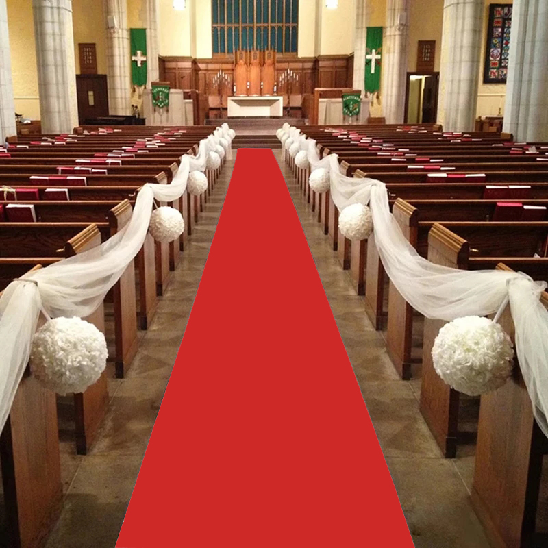 Aisle Runner White - Tappeti per Matrimoni Adatti per Banchetti,