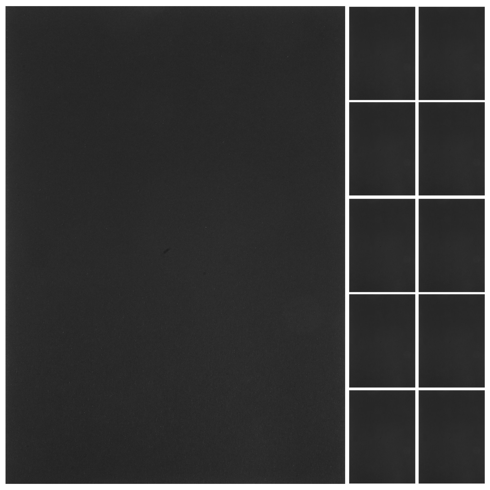 Papercraft Supply Invitation - 50 Fogli di Cartoncino Nero Spesso