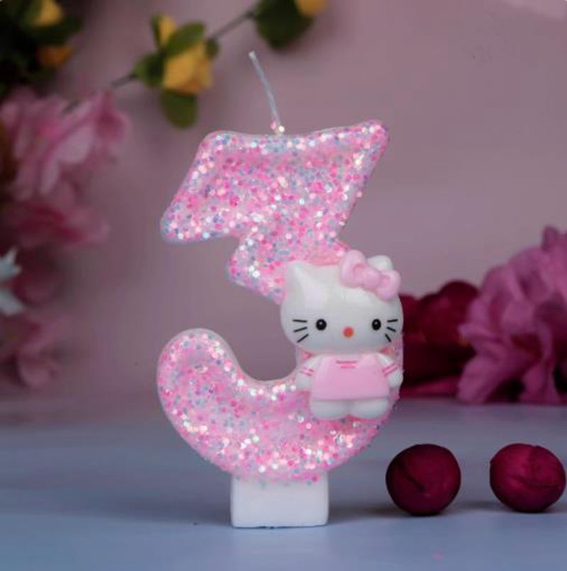 Unity Candle Set - Simpatico gatto Hello Kitty Candele con