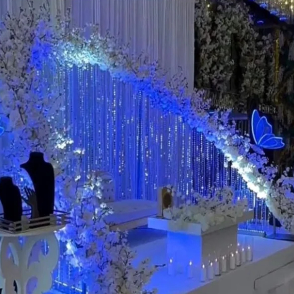 Wedding Balloon Arch - Arco di perline acriliche, espositore per