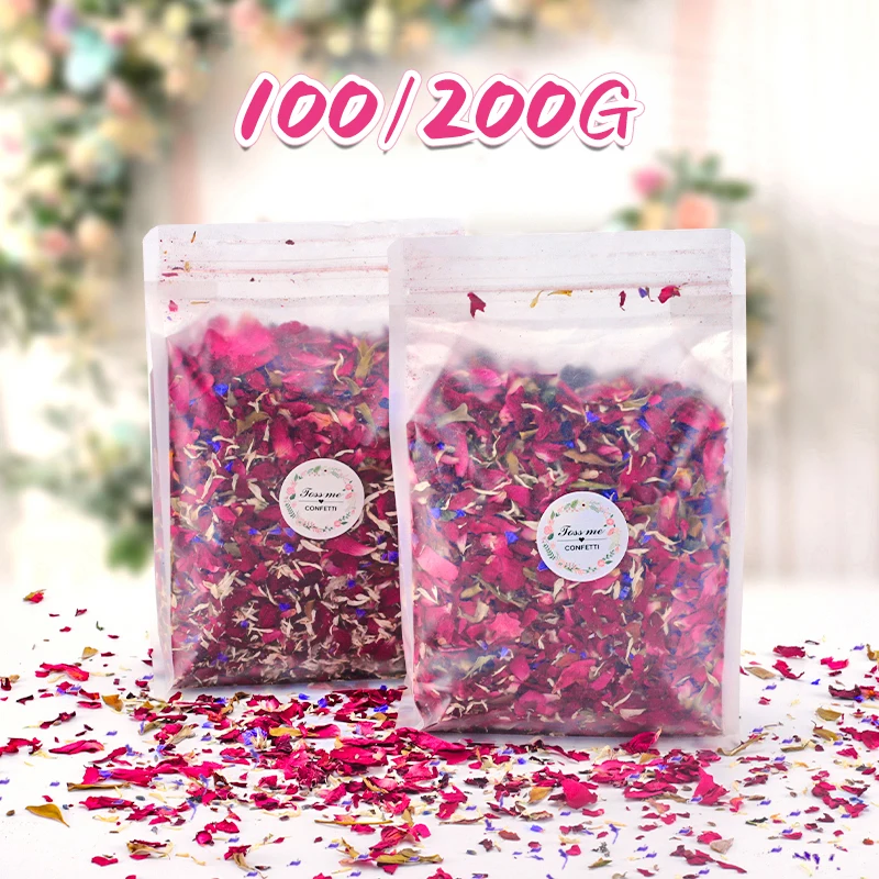 Wedding Supply Decor - 200G Fiori Secchi Naturali per Confetti