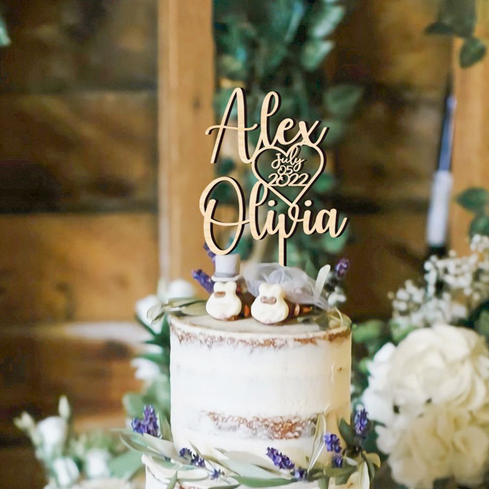Topper per torta personalizzat - Wedding Supply Rentals recensione e prezzo