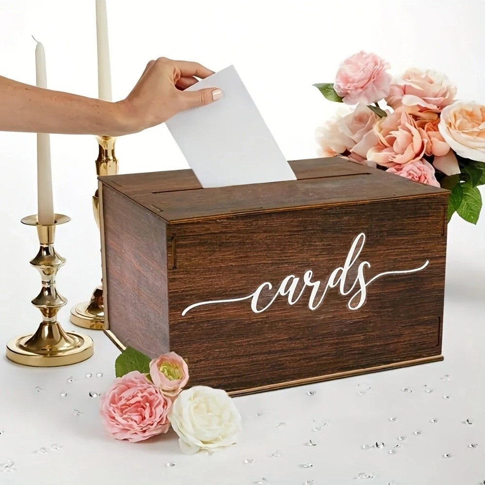 Nuova Scatola in Legno per Big - Wedding Card Box recensione e prezzo