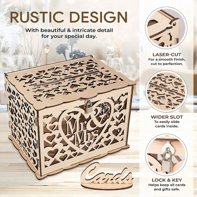 Fai da te in legno signor e si - Wedding Card Box recensione e prezzo