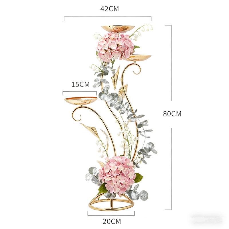 Supporto per fiori in oro per  - Wedding Decor Supply Store recensione e prezzo