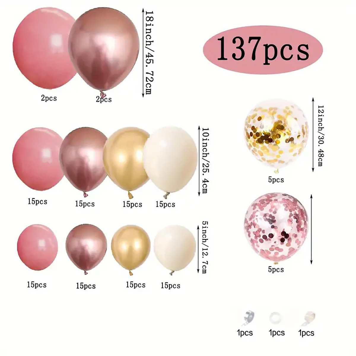 137 pezzi vintage rosa rosa bi - Wedding Supply Kit recensione e prezzo