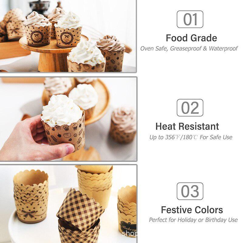 50 Pz/pacco Cupcake Bicchieri  - Wedding Cake Supply recensione e prezzo