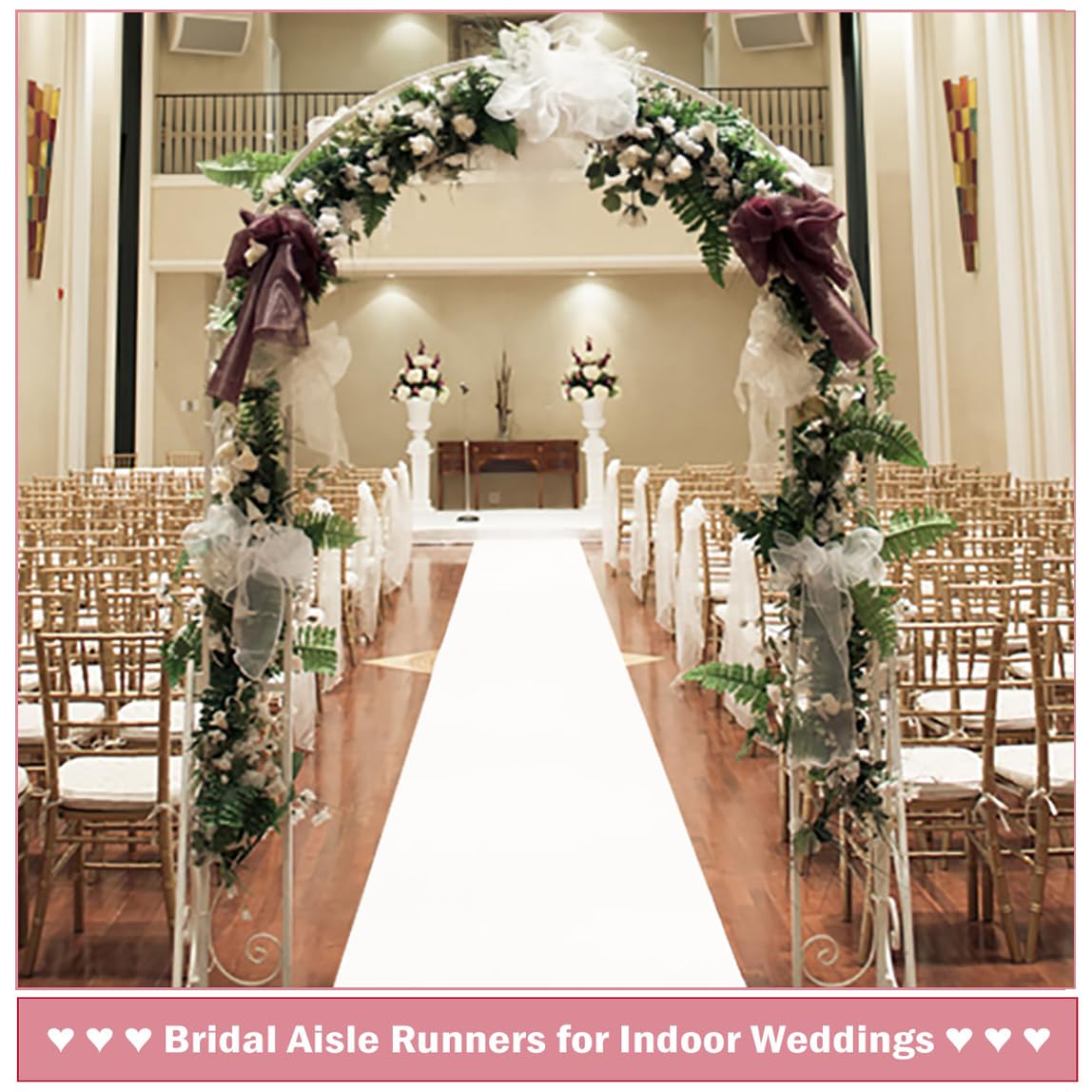 Matrimonio tappeto bianco anti - Aisle Runner White recensione e prezzo