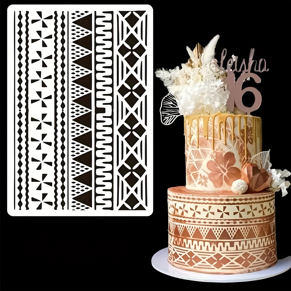 1 stencil floreale per torta d - Wedding Cake Supply recensione e prezzo