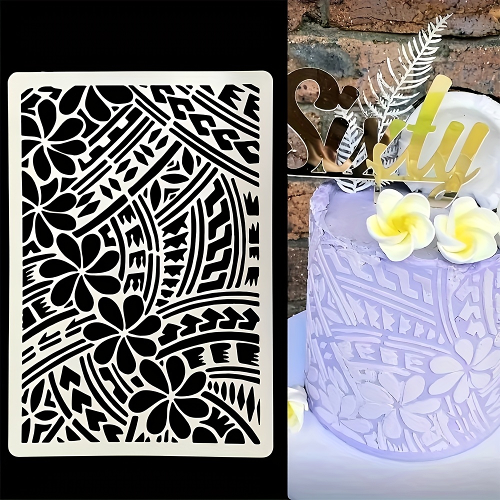 1 stencil floreale per torta d - Wedding Cake Supply recensione e prezzo